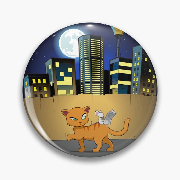 Item preview, Step On It Kitty Cat! - A Mouse Hitches a Ride On the Back of a Cat designed and sold by Toniodrawz.