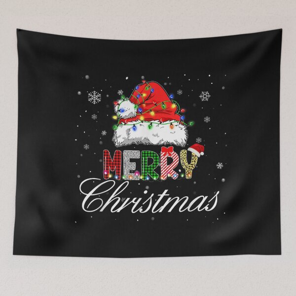 Artikelvorschau, Merry Christmas Lights Santa Hat Men Women Kid T-Shirt entworfen und verkauft von Baron-Hagen.