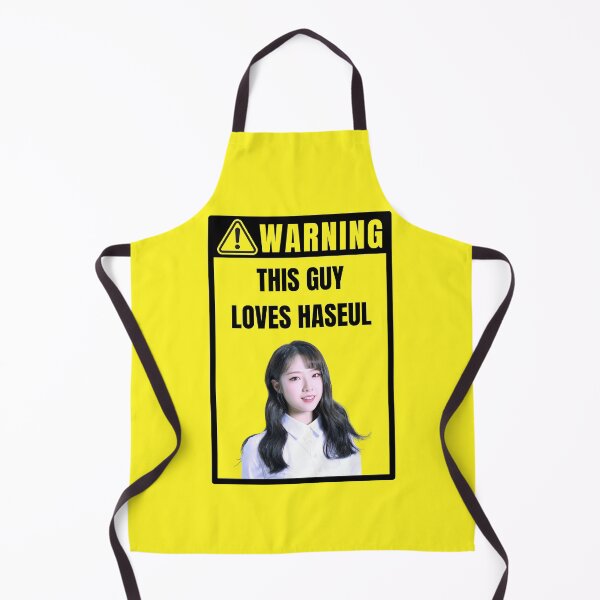 Item preview, loona warning sign: haseul (male) designed and sold by loonaluvdesigns.