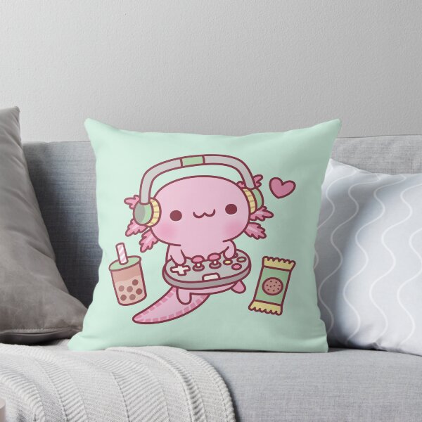 Item preview, Süßer Axolotl liebt es, Videospiele zu spielen. Lustig designed and sold by rustydoodle.
