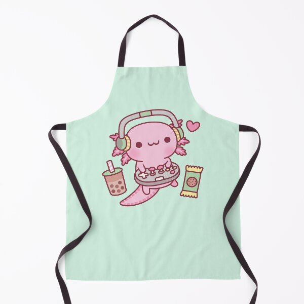 Item preview, Cute Axolotl Loves Playing Video Games Funny designed and sold by rustydoodle.