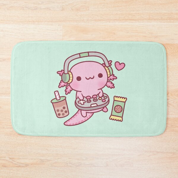 Item preview, Cute Axolotl Loves Playing Video Games Funny designed and sold by rustydoodle.