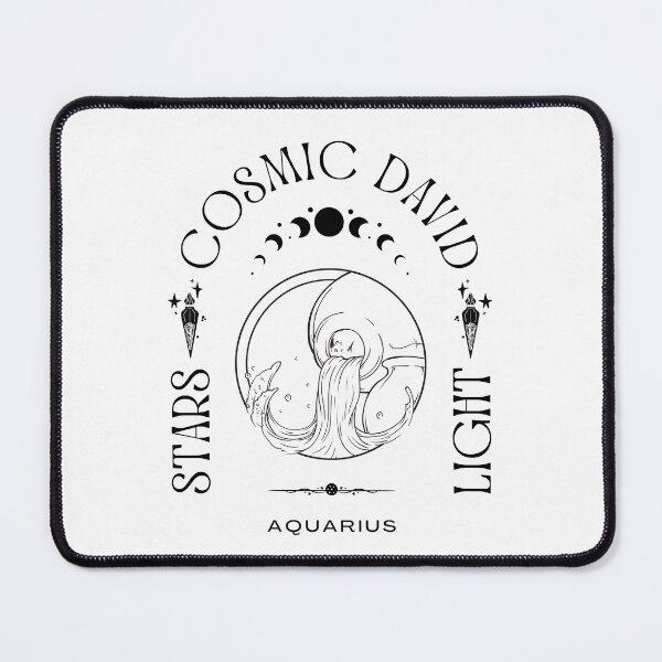 Item preview, DAVID NAME: DAVID ZODIAC SIGN AQUARIUS DESIGN. designed and sold by AlexRelax.