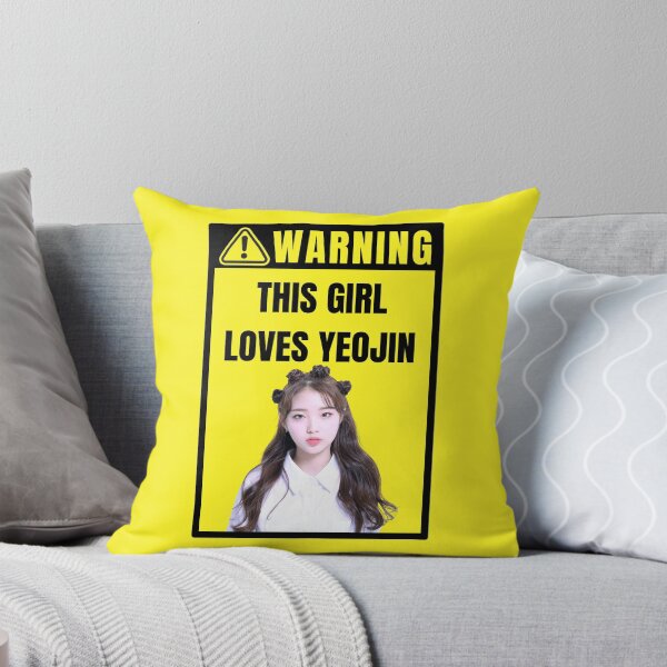 Item preview, loona warning sign: yeojin (female) designed and sold by loonaluvdesigns.