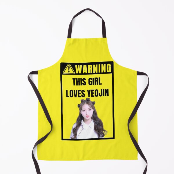 Item preview, loona warning sign: yeojin (female) designed and sold by loonaluvdesigns.