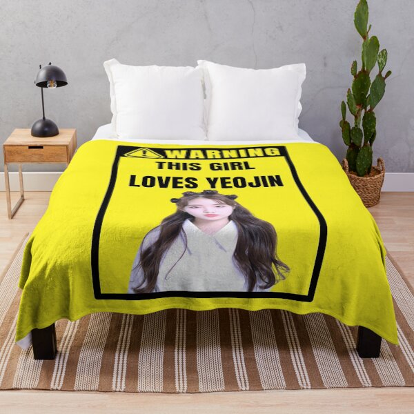 Item preview, loona warning sign: yeojin (female) designed and sold by loonaluvdesigns.