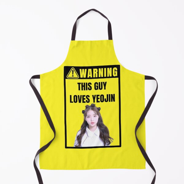 Item preview, loona warning sign: yeojin (male) designed and sold by loonaluvdesigns.