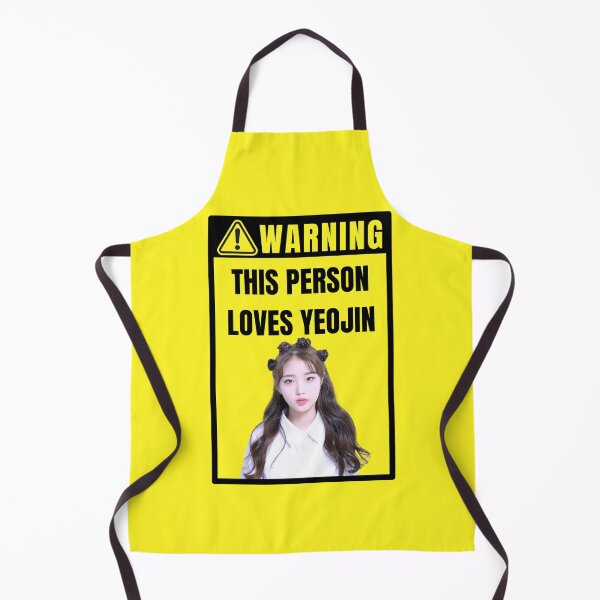 Item preview, loona warning sign: yeojin (gender neutral) designed and sold by loonaluvdesigns.