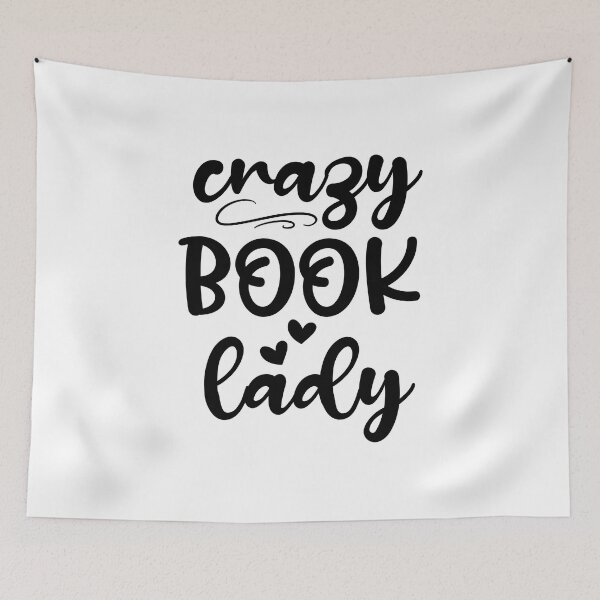 Item preview, Crazy Book Lady  I Book Lover Gift Ideas designed and sold by younghopes.