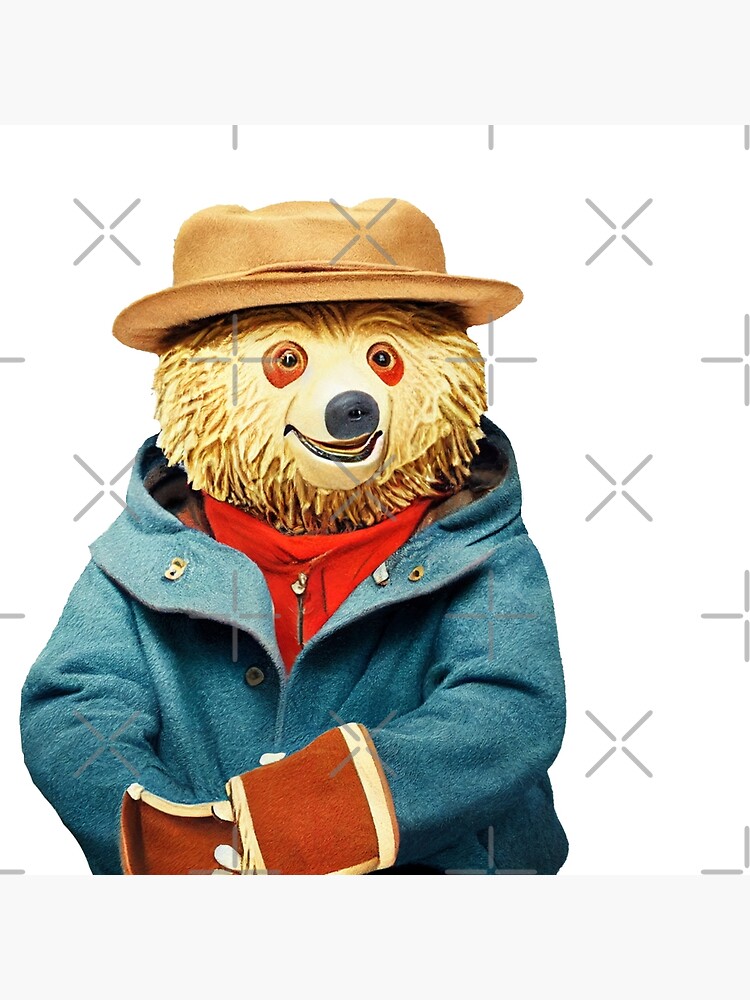 Paddington Bear Watercolour Illustration | Art Board Print