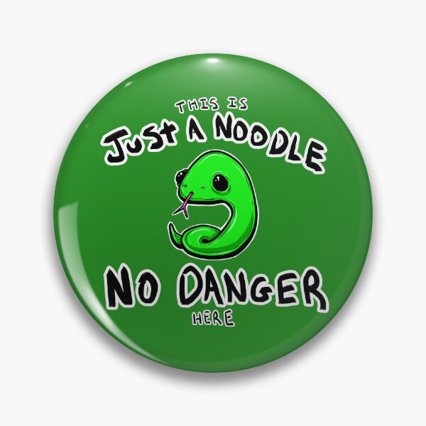 Item preview, No Danger Noodle Snake designed and sold by BobbyMillsArt.