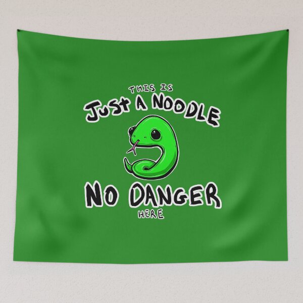 Item preview, No Danger Noodle Snake designed and sold by BobbyMillsArt.