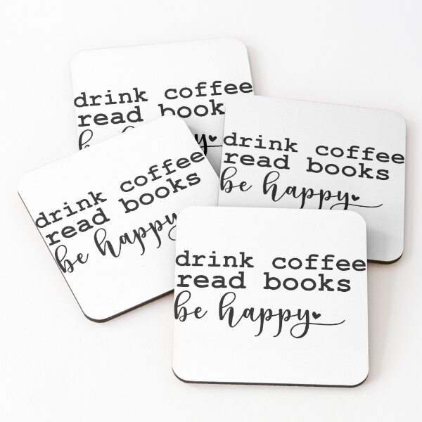 Item preview, Drink Coffee Read Books Be Happy  I Book Lover Gift Ideas designed and sold by younghopes.