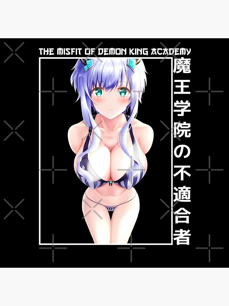 Misha Necron The Misfit Of Demon King Academy Anime Girl Waifu Fanart Throw Pillow For Sale By