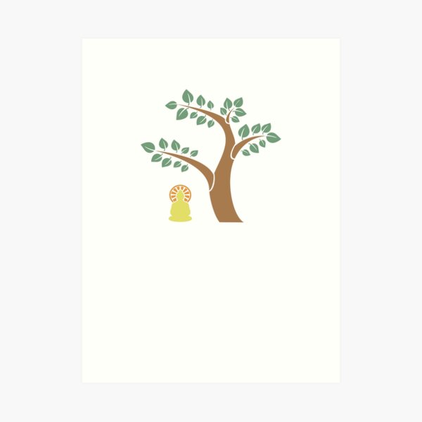 Happy Bodhi Day 17 Buddhist Holiday Design Art Print By Breidbe Redbubble