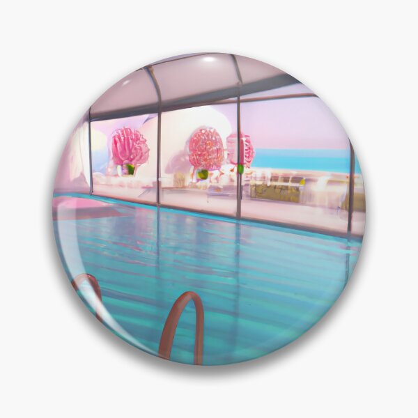 Item preview, AI Modern indoor pool  designed and sold by a-rxhim.