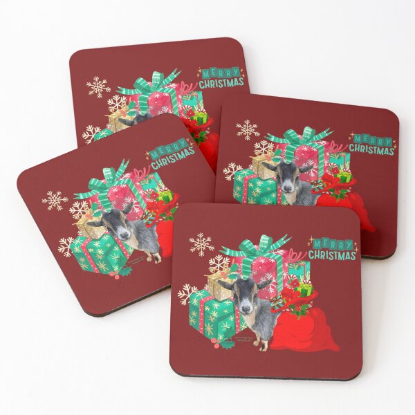 Item preview, Merry Christmas | Holiday Goats | Christmas Goats | Cute Goats designed and sold by PistolRidgeFarm.
