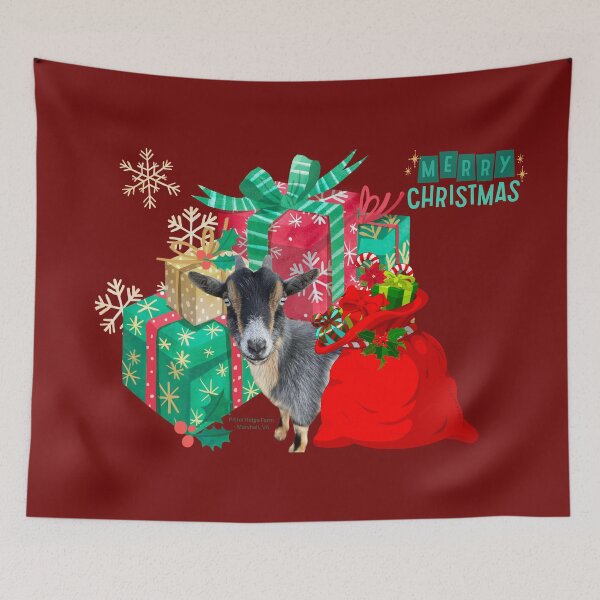 Item preview, Merry Christmas | Holiday Goats | Christmas Goats | Cute Goats designed and sold by PistolRidgeFarm.