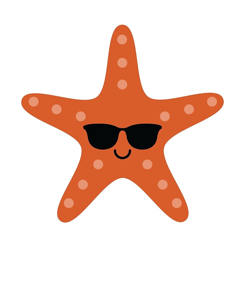 "Starfish Emoji " by HippoEmo Redbubble