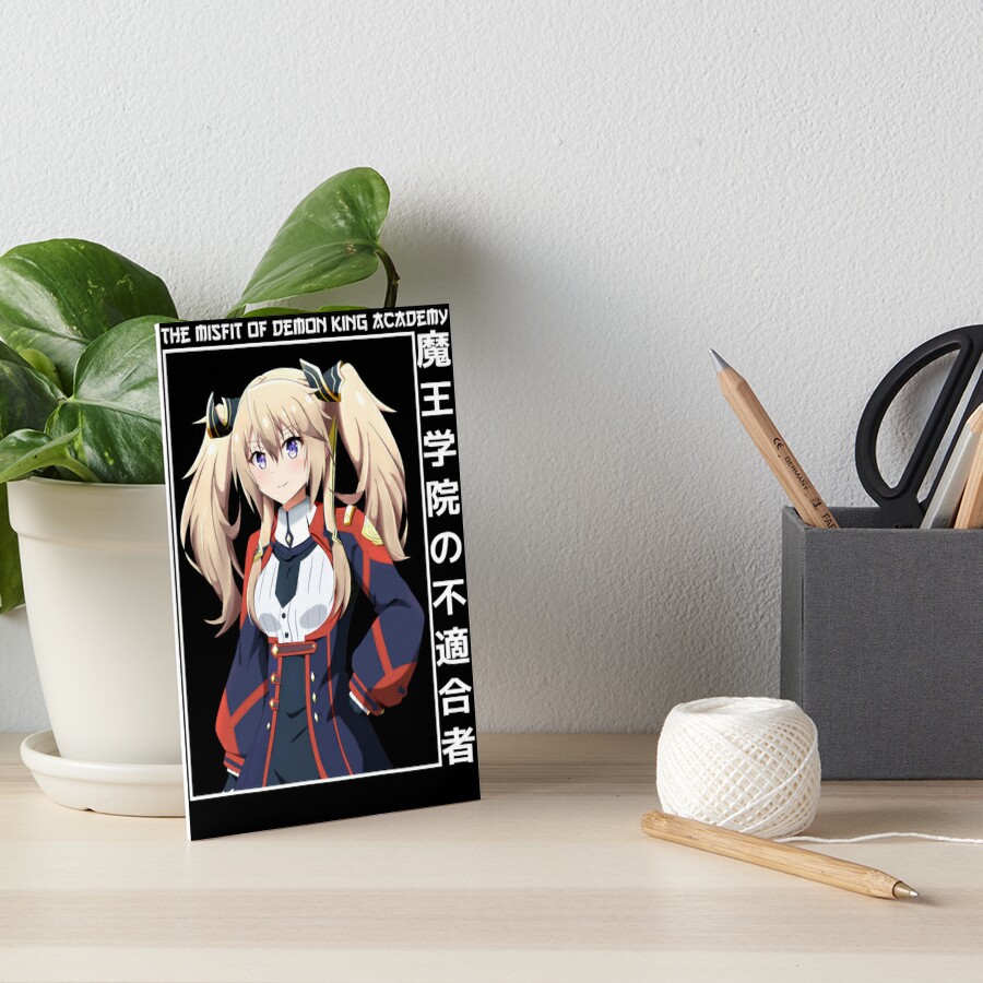 Sasha Necron The Misfit Of Demon King Academy Anime Girl Waifu Fanart Art Board Print For Sale