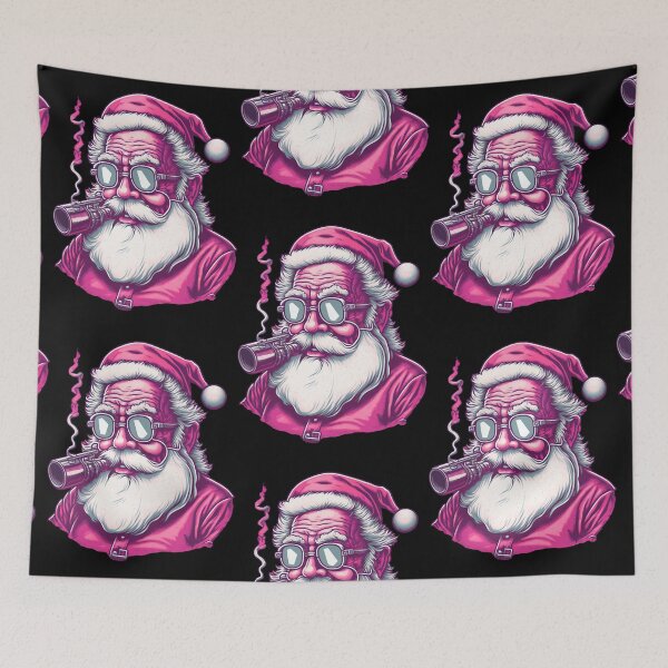 Item preview, Retro Vintage Pink Santa Claus designed and sold by Meinhard Kirsch.