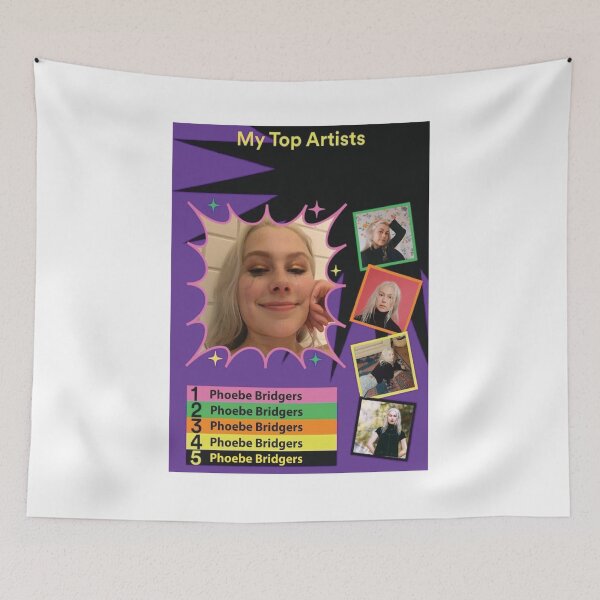 Item preview, Phoebe Bridgers is my top artist designed and sold by Lauren Kenney.