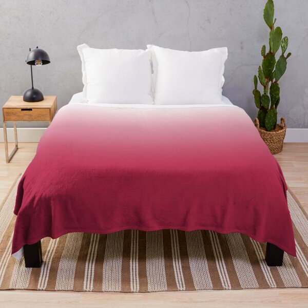 Item preview, COLOR OF THE YEAR 2023 VIVA MAGENTA - OMBRE GRADIENT PATTERN WITH WHITE designed and sold by ozcushions.