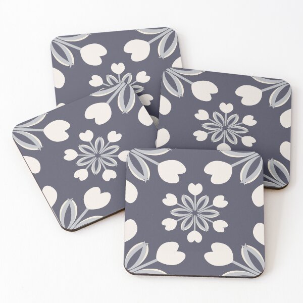 Item preview, Copy of Denim blue, blush and grey tulip wreath  designed and sold by FrancesPoff.