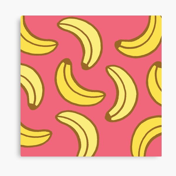 Bananas pattern Canvas Print