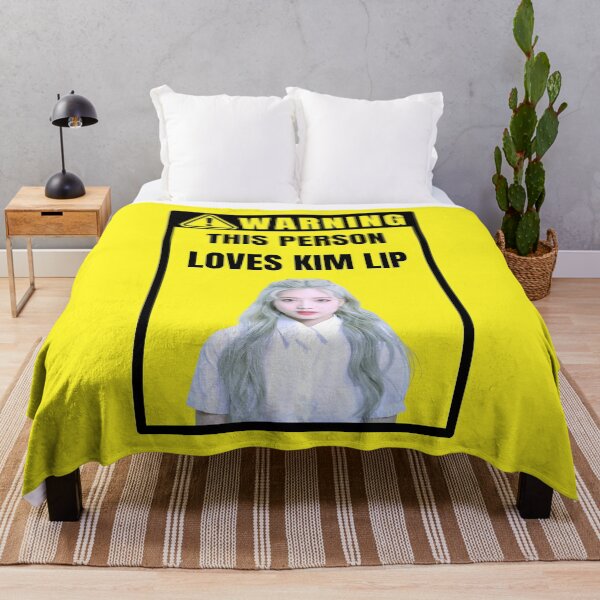 Item preview, loona warning sign: kim lip (gender neutral) designed and sold by loonaluvdesigns.