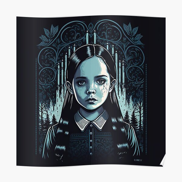 Wednesday Addams Portrait Poster