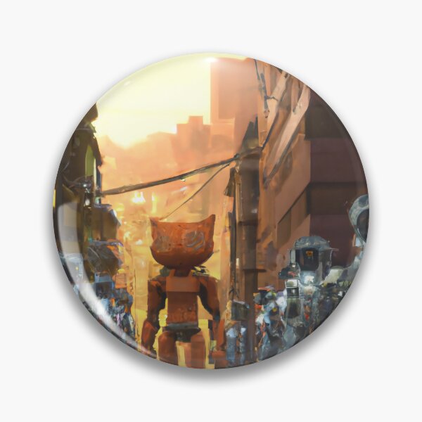 Item preview, AI Cyborg cat takeover designed and sold by a-rxhim.
