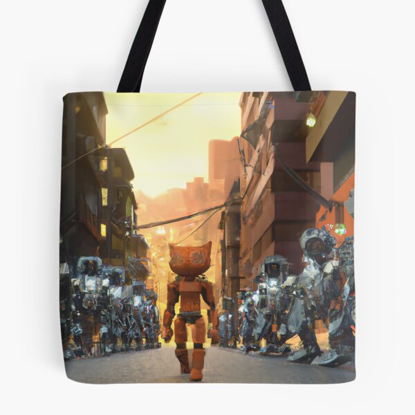 Item preview, AI Cyborg cat takeover designed and sold by a-rxhim.