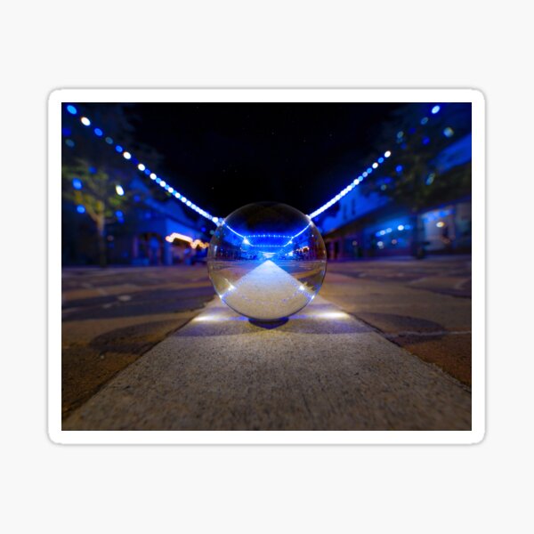 Item preview, Reflections of a Small Town Street designed and sold by VisualVoyages.