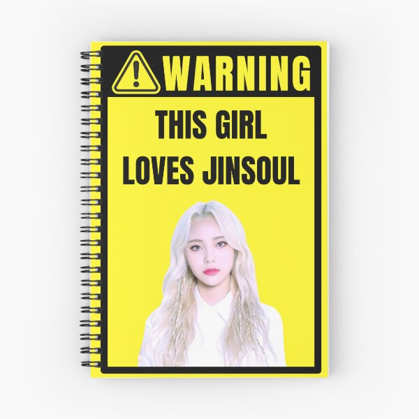 Item preview, loona warning sign: jinsoul (female) designed and sold by loonaluvdesigns.