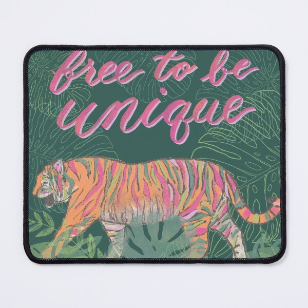 Item preview, Free to be Unique Colorful Jungle Tiger designed and sold by CavaCreates.
