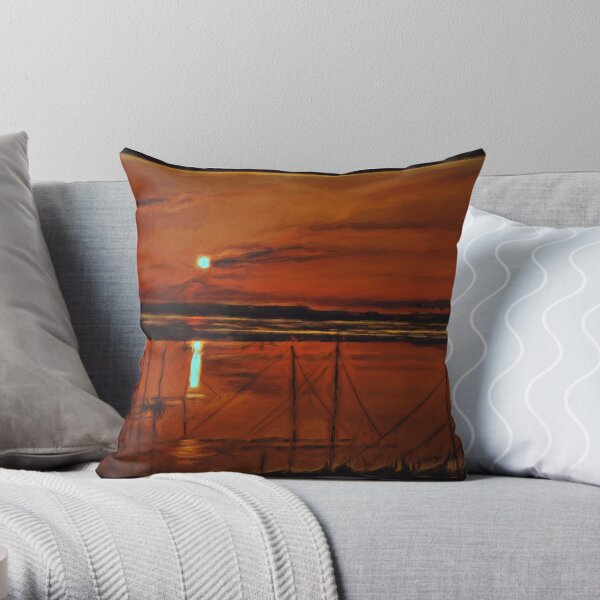 burnt sienna.... by Phil Darby Throw Pillow