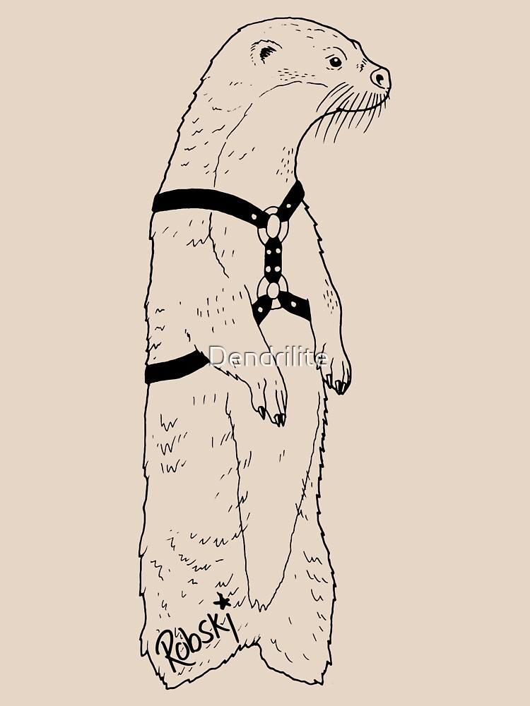 Leather Otter by RobskiArt