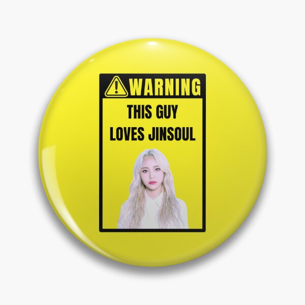 Item preview, loona warning sign: jinsoul (male) designed and sold by loonaluvdesigns.