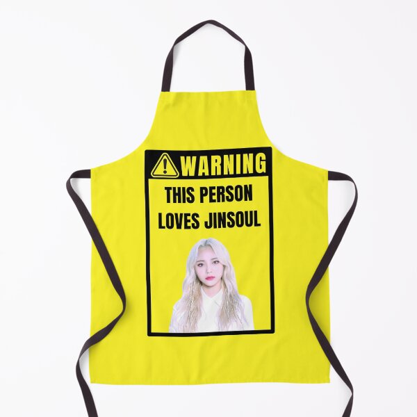 Item preview, loona warning sign: jinsoul (gender neutral) designed and sold by loonaluvdesigns.