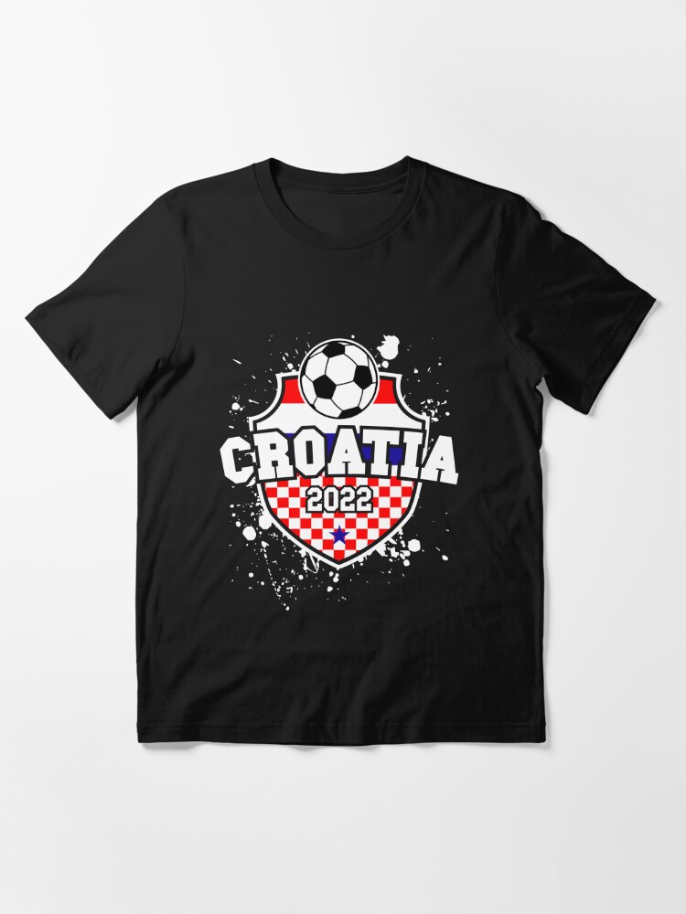 Croatian Flag Football Croatia Soccer Jersey 2022' Essential T