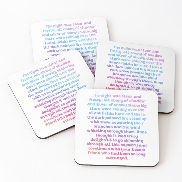 Item preview, Anne of Green Gables Quote: Your Bosom friend long estranged designed and sold by rissidesigns.