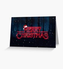 Stranger Things - Merry Christmas Greeting Card