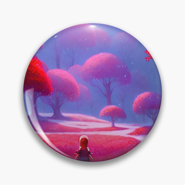 Item preview, Anime Girl Autumn Forest Landscape designed and sold by Trendy-Now.