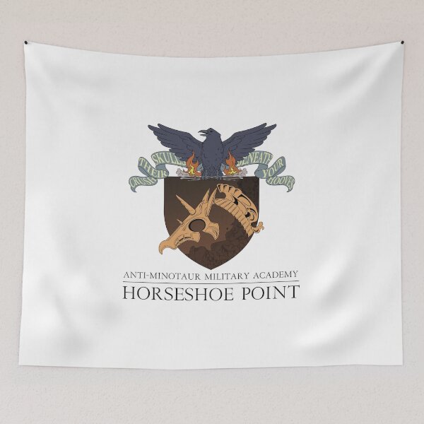 Aperçu de l'œuvre Logo de l'Académie militaire anti-minotaure de Horseshoe Point créée et vendue par spirit-fly.