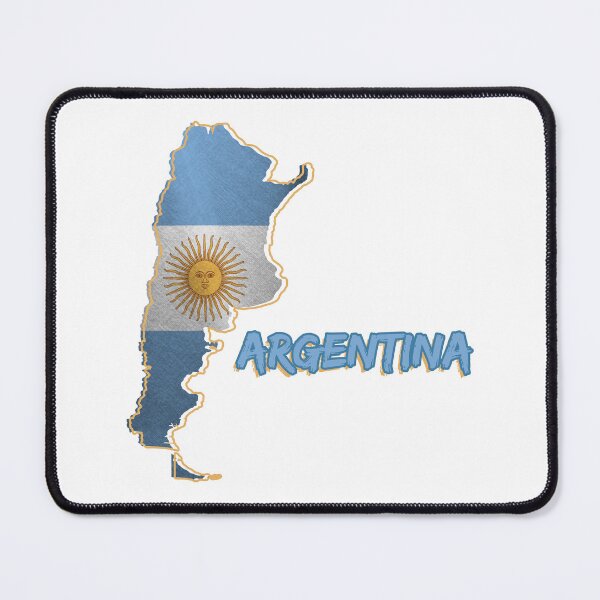 Item preview, Argentina Flag Map designed and sold by TwoSideStd.