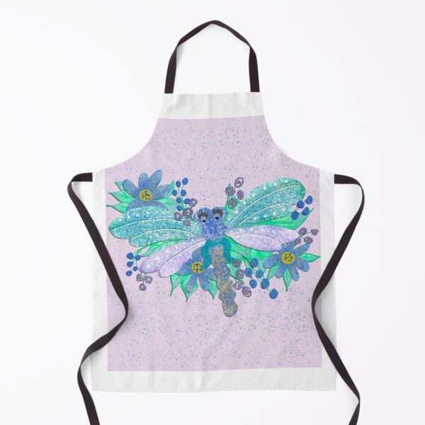 Item preview, Vintage style Dragonfly with Flowers designed and sold by PaperieJennifer.
