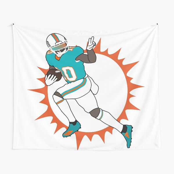 Rinkha Tyreek Hill Football Edit Tapestries Dolphins T-Shirt