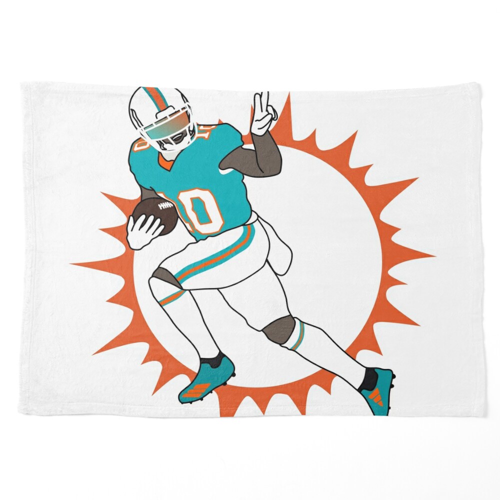 Tyreek Hill Dolphins Football Glossy iPad Case & Skin for Sale by