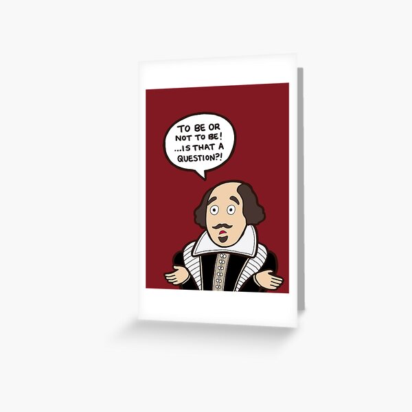 Shakespeare Greeting Card